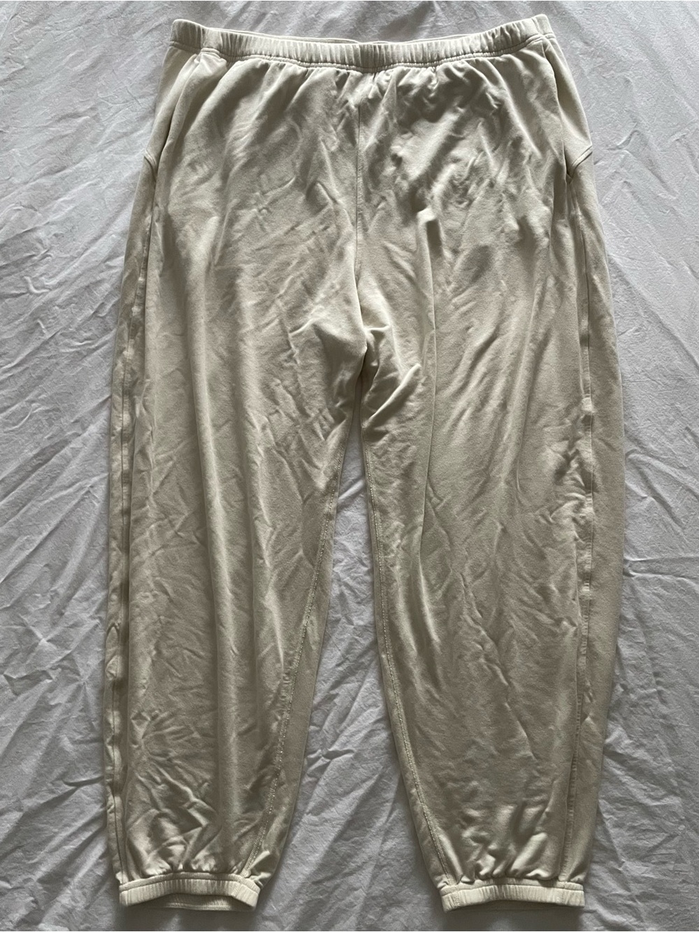 Lululemon BeCalm Oversized Mid-Rise Pant XL Light Ivory - Picture 2 of 5